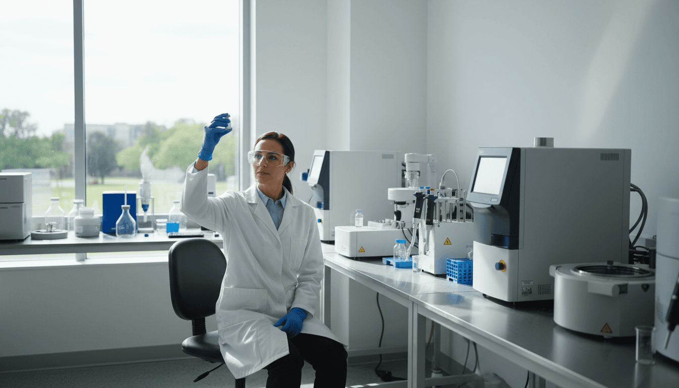 Recovery Peptides - Laboratory vial examination